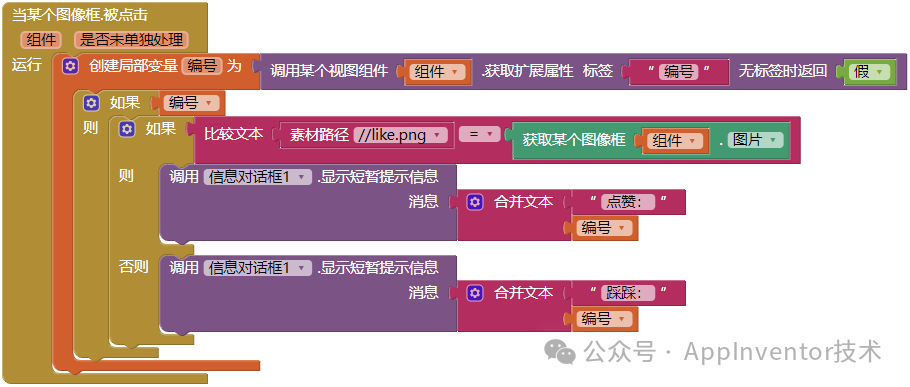图12 当某个图像框被点击事件